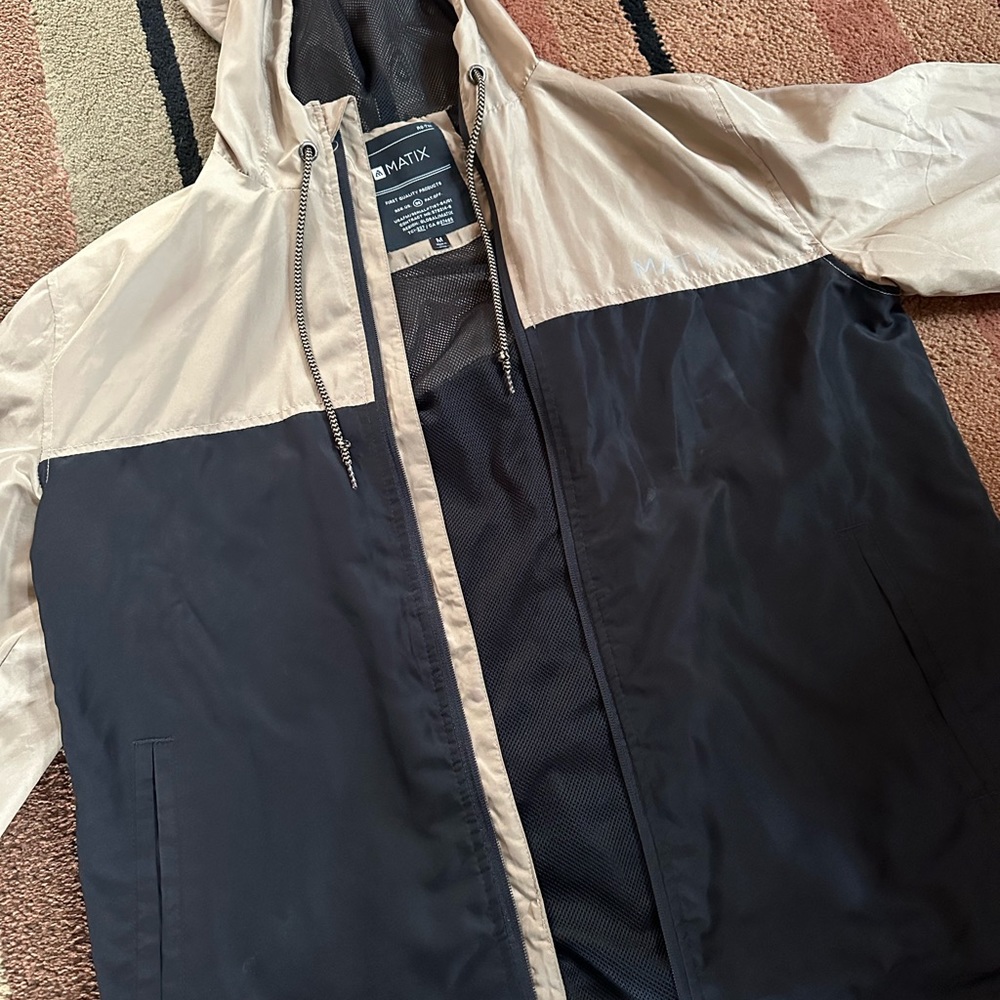 Matix zip up wind breaker